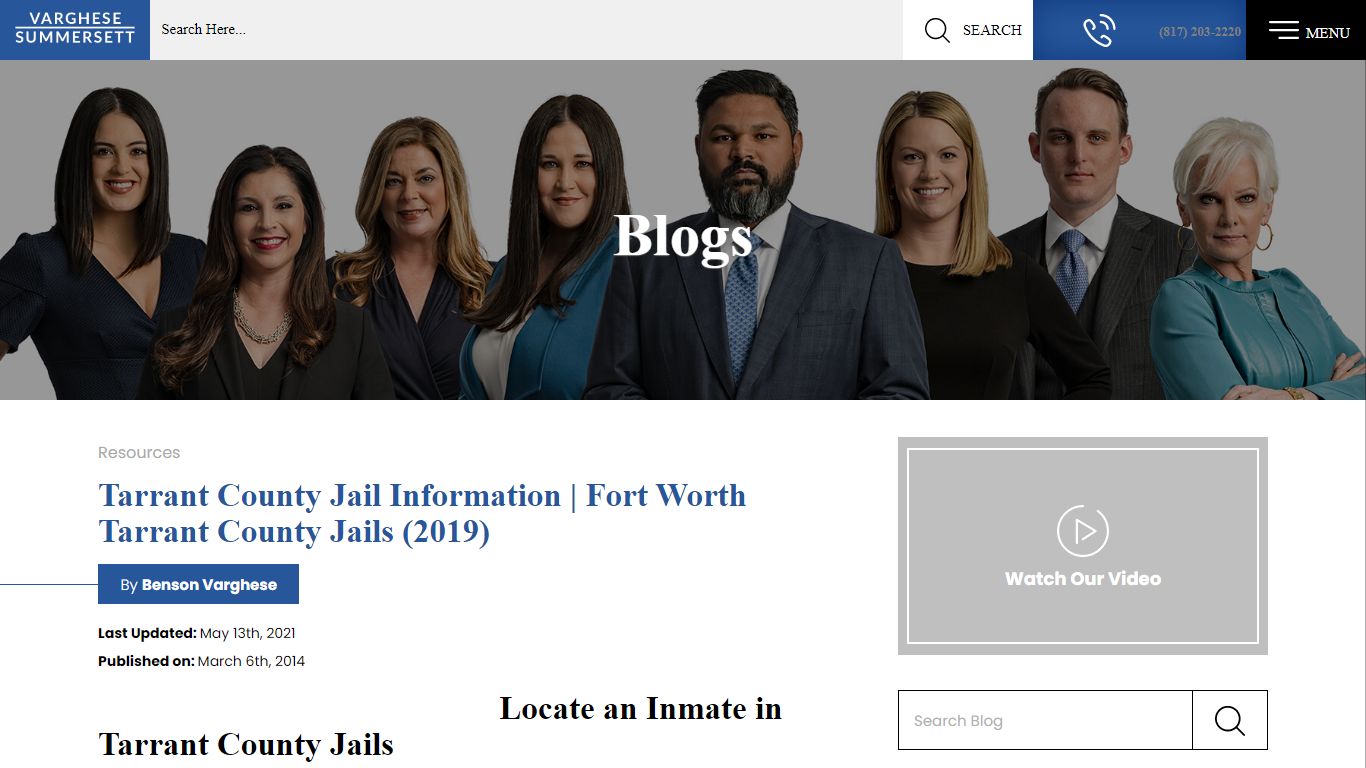 Tarrant County Jail Information | Fort Worth Tarrant ...